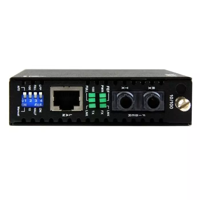StarTech.com RJ45 ST Media Converter Multi Mode 10/100Mbit/s Half/Full Duplex 2km, ET90110ST2