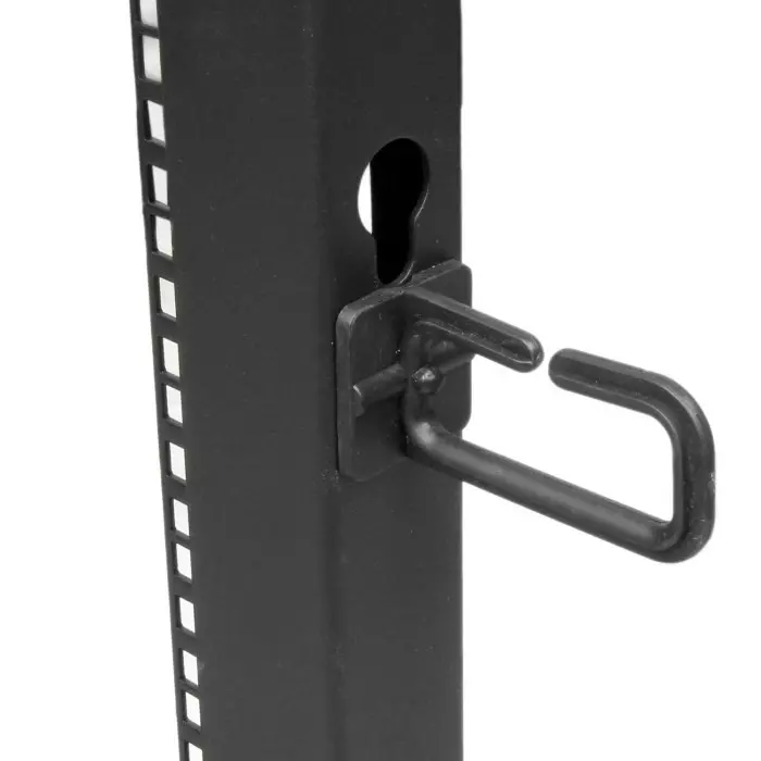 StarTech.com Black 8U Steel Server Rack with 4-Post Frame, 4POSTRACK8U