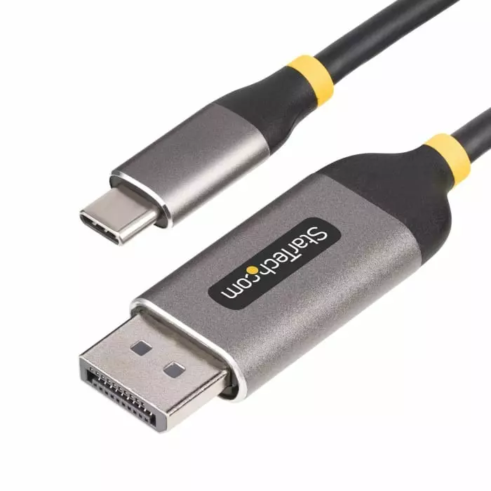 StarTech.com USB C to DisplayPort Adapter Cable USB C - 7680 x 4320 @ 60Hz, 142-USBC-DP-8K-10F