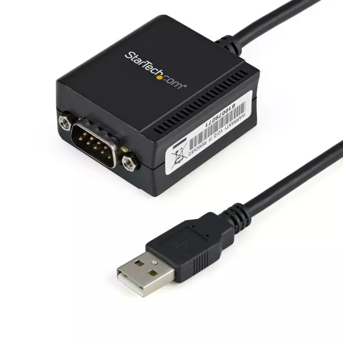 StarTech.com RS232 USB A Male to D-sub 9 Pin Male Converter Cable, ICUSB2321F