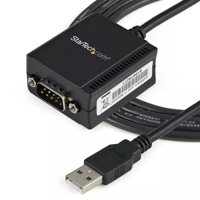 StarTech.com RS232 USB A Male to D-sub 9 Pin Male Converter Cable, ICUSB2321F