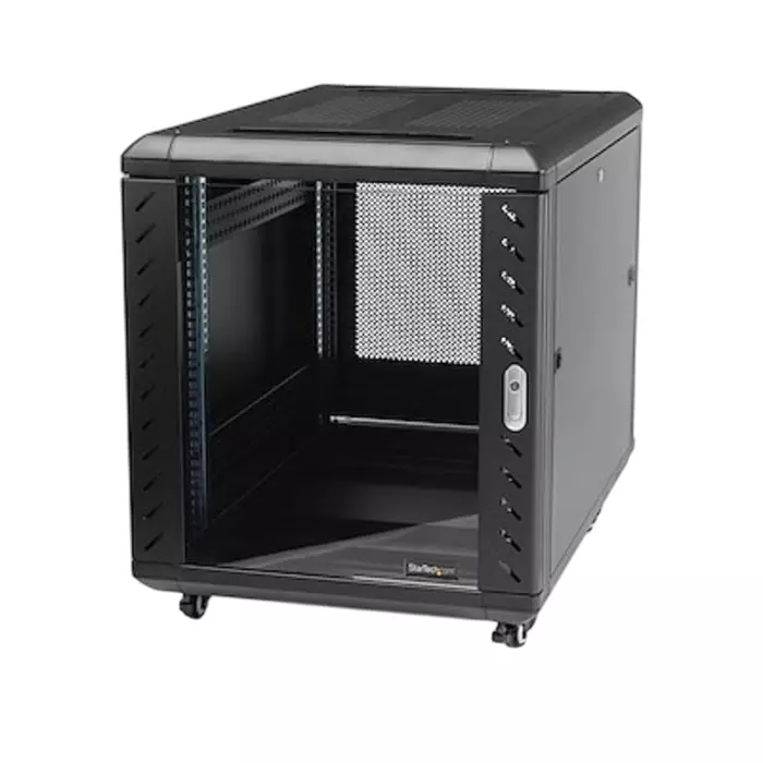 StarTech.com 15U-Rack Server Cabinet Medium 1200 x 604 x 1100mm, RK1536BKF