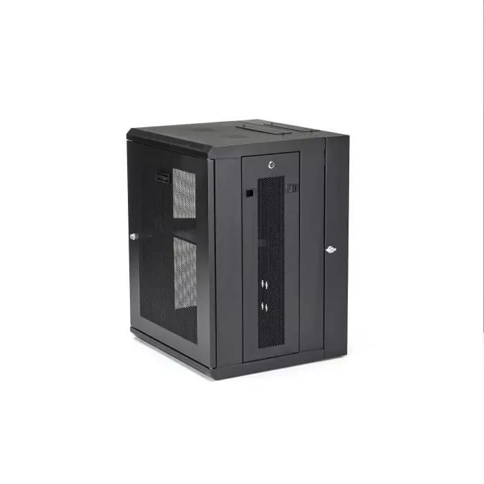 StarTech.com Black 15U Server Rack 610 x 772 x 553mm, RK1520WALHM
