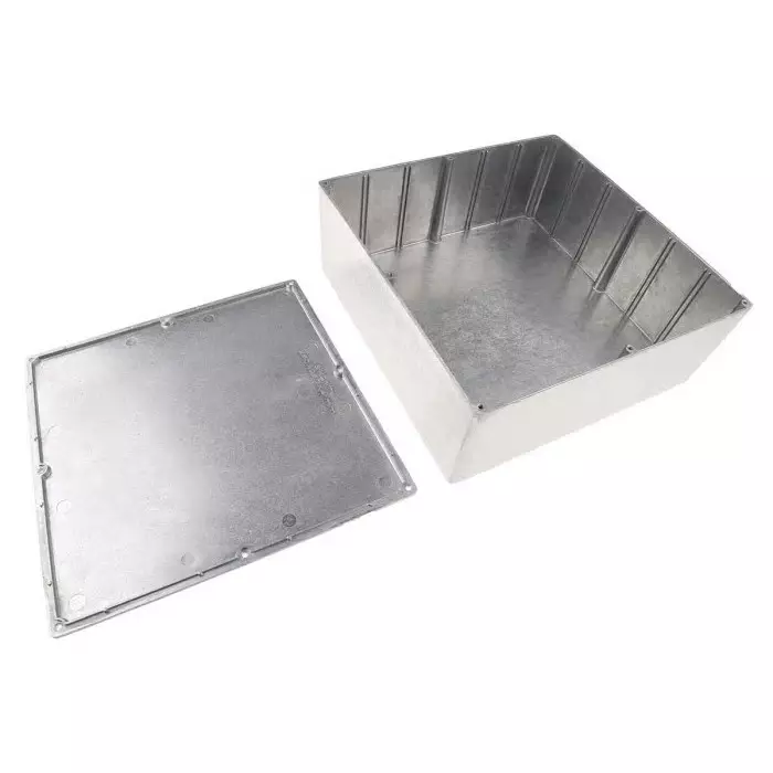 rs-pro-rs-pro-silver-die-cast-aluminium-enclosure-ip66-silver-lid-250-x-250-x-100mm