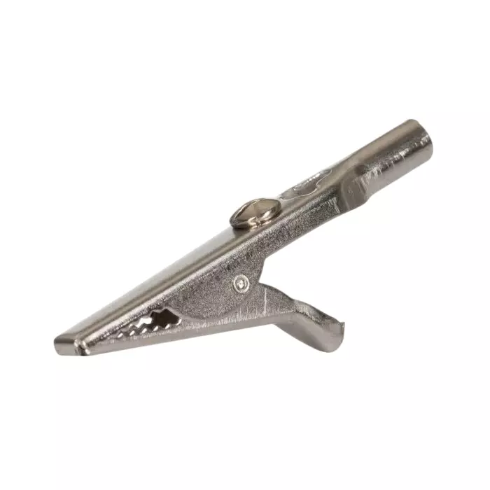 RS Pro Crocodile Clip Nickel-Plated Steel Contact 5A (Pack of 10)