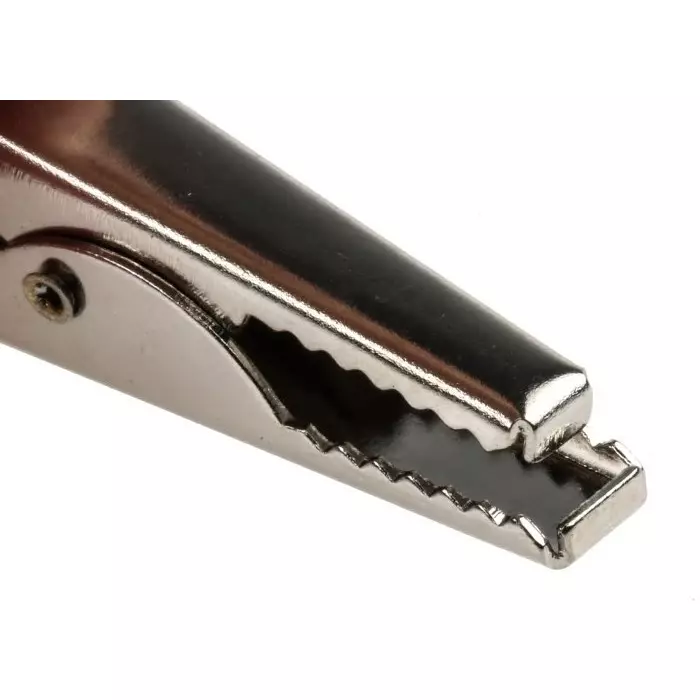 RS Pro Crocodile Clip Nickel-Plated Steel Contact 5A (Pack of 10)