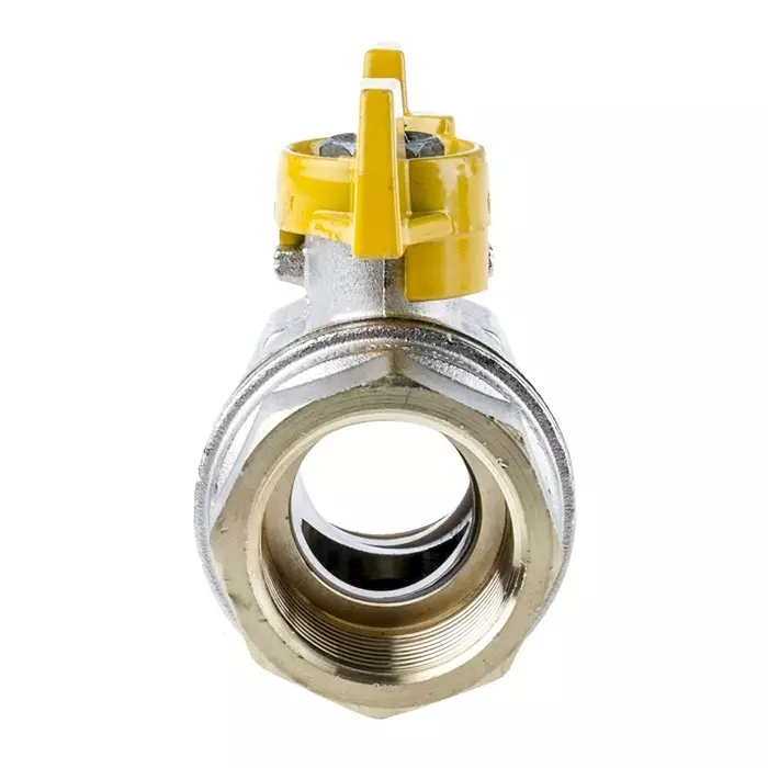 RS Pro Brass Full Bore 2 Way Ball Valve Threaded BSPP 1 inch 40 to 30 Bar Operating Pressure