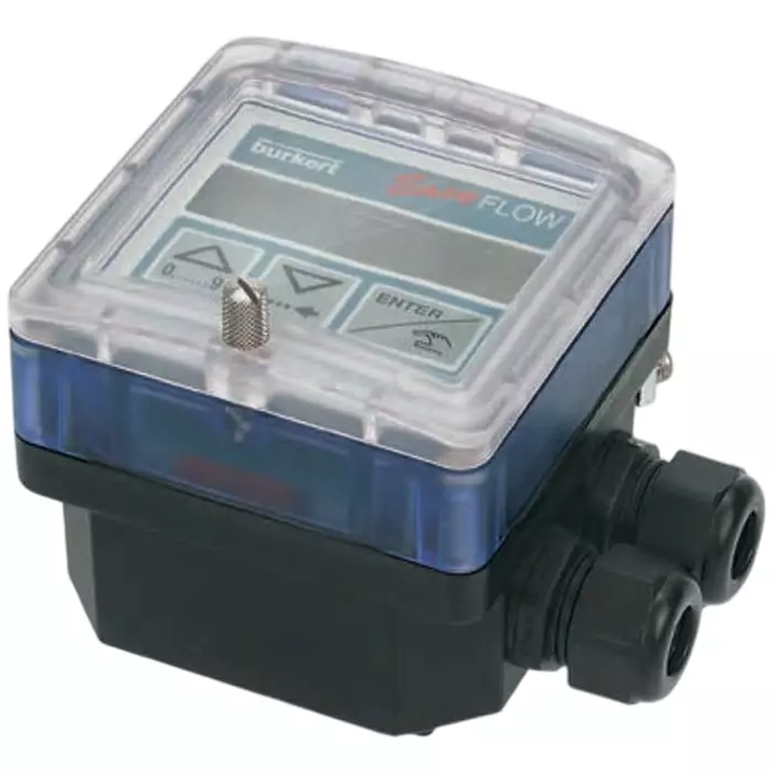 Burkert Compact Mount Flow Controller Analogue Pulse Totalizer Output 12-30 V DC DN 15-50 mm Pipe, 423915