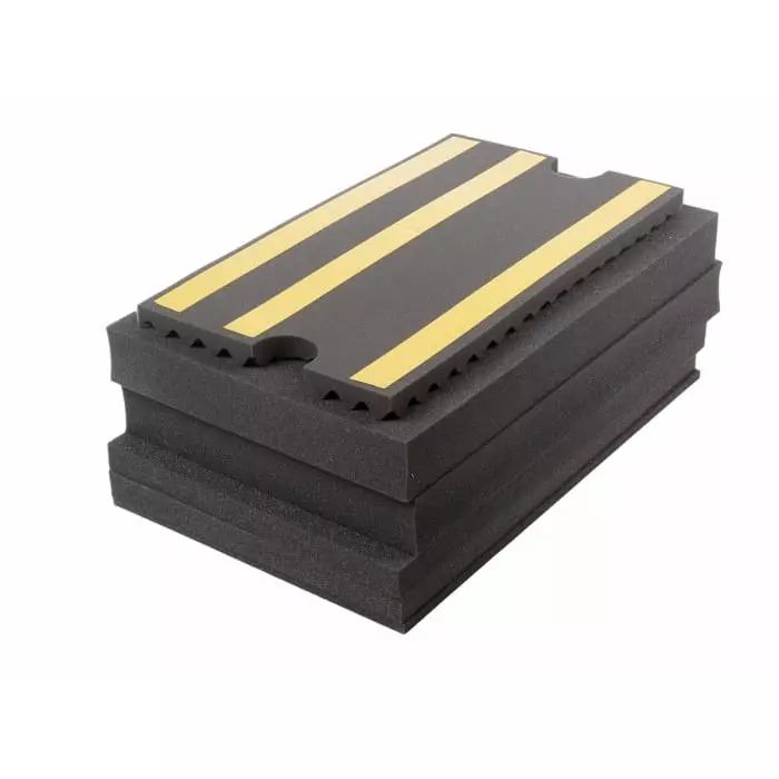 Zarges K470 Medium Density Rectangular Foam Insert for EuroboxCase Model 40701 K470 Case Model 40568, 40735
