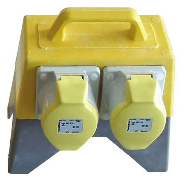 Carroll & Meynell EOU Splitter Box Free Standing 110 V AC 32A, EOU2X32/GRP