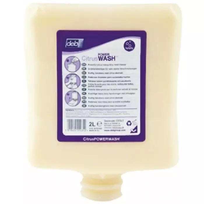SCJ Professional Citrus Citrus Power Wash Hand Soap-2 L Cartridge, CIT2LTRS