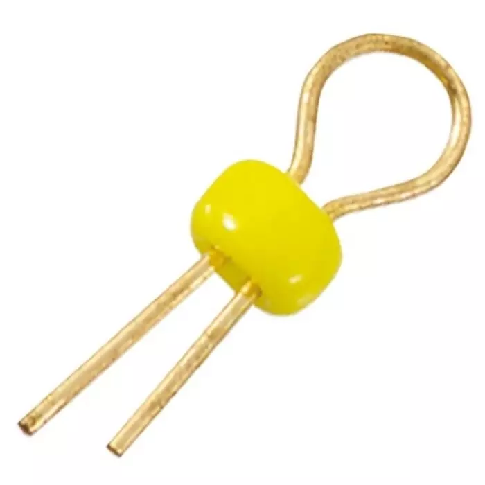 Mac8 Yellow Terminal Post, LC-2-GYELLOW (Pack of 100)