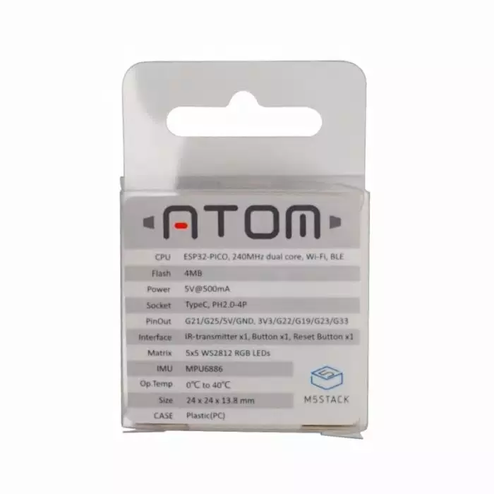 M5Stack ATOM mAtrix32 Bit MCU Development Kit, C008-B