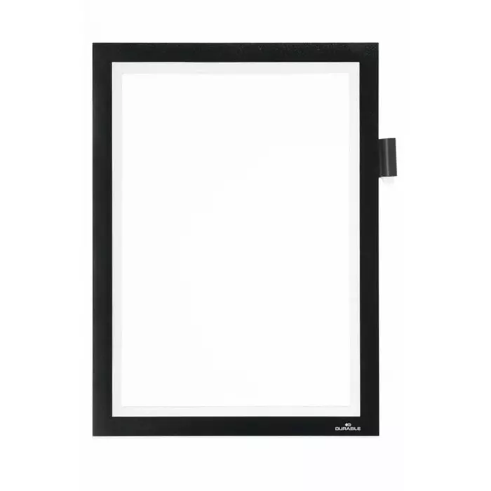 Durable Magnetic Black Information Frame 323 mm Height 236 mm Width, 498901