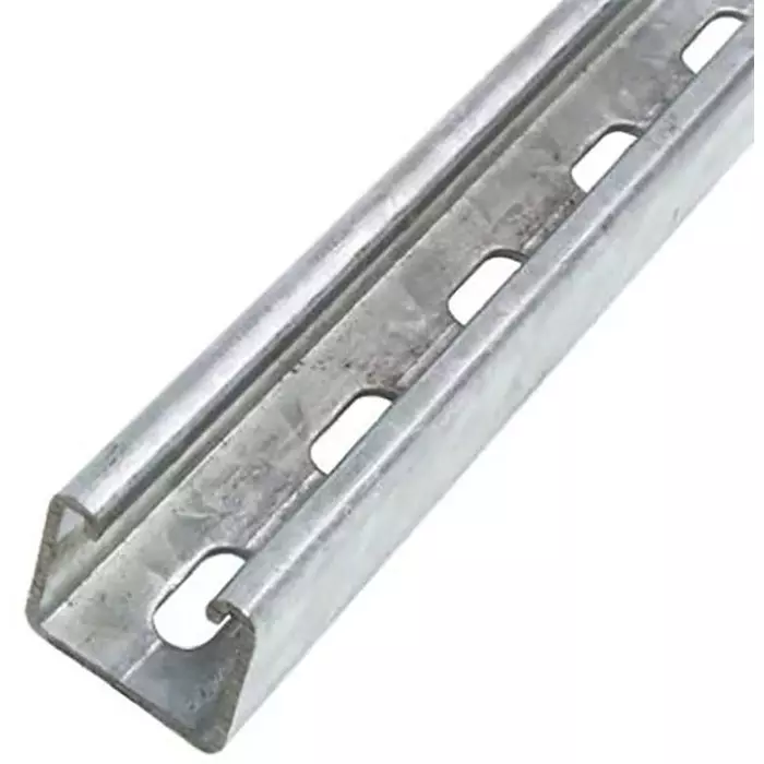 Unistrut 41x41 mm Slotted Galvanised Steel Strut 3m Long, P1000T (Pack of 2)