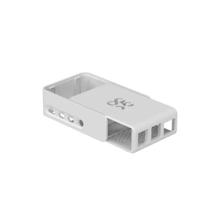 Okdo Pi 4 Slide ABS Case White, 95x63x30 mm, ASM-1900138-11