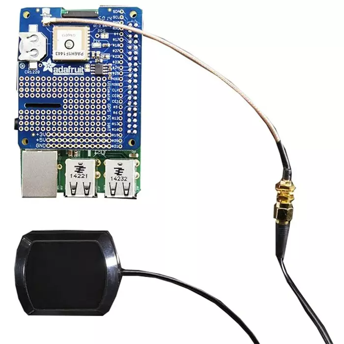 ADAFRUIT INDUSTRIES Ulti mAte GPS HAT for Raspberry Pi, 2324