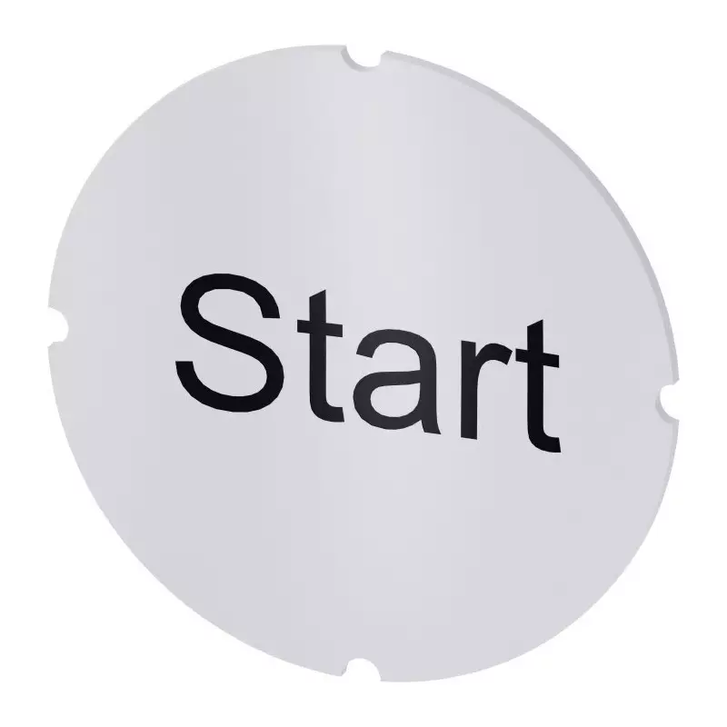 Siemens Insert label, Start, 3SU1900-0AB71-0DT0