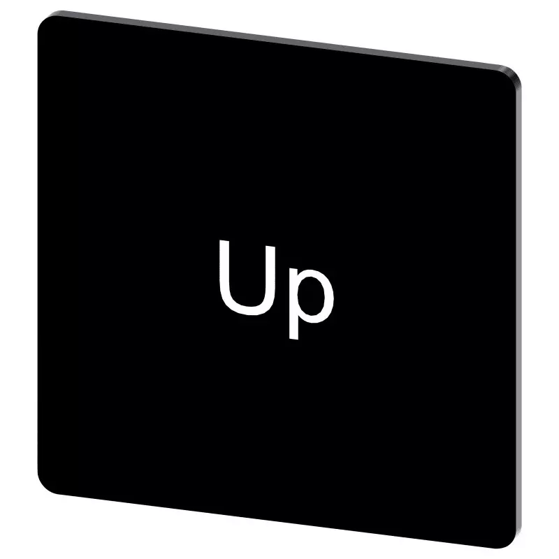 Siemens Labeling Plate, Up, 3SU1900-0AE16-0DL0