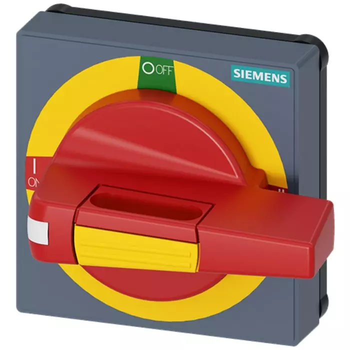 Siemens Red, Yellow Rotary Handle, 8UD1731 Series, 8UD1731-2AE05