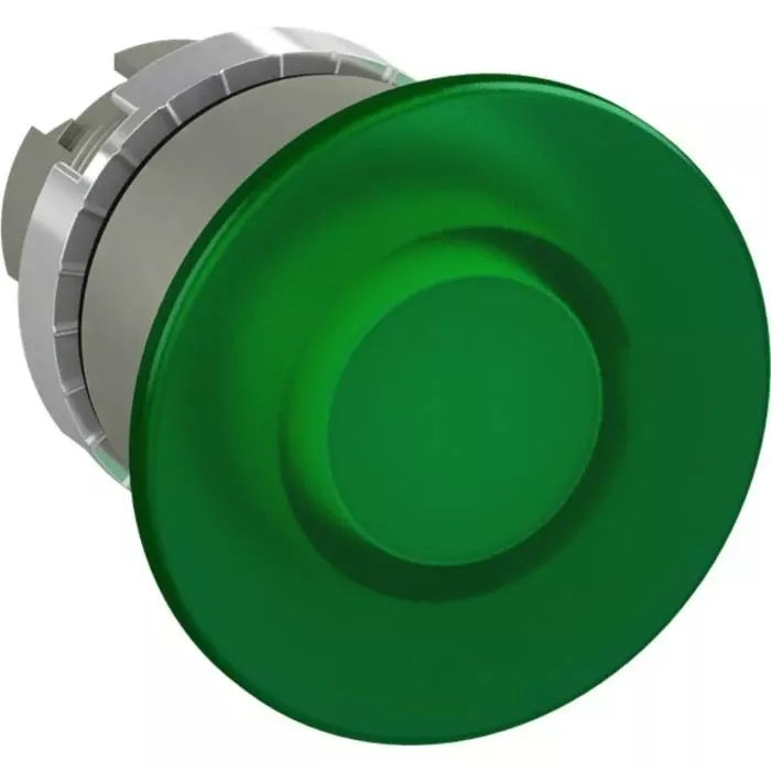 ABB 1SFA1 Series Green Momentary Push Button, 40mm Cutout, 1SFA184552R9102 (Pack of 10)