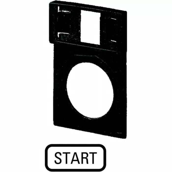 EATON Legend Plate for Use with Pushbutton, Start, Start, 046192 Q25TS-111 (Pack of 20)