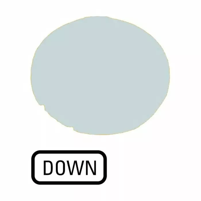 EATON Button Lens for Use with M22 Pushbuttons, Down, 218332 M22-XDL-W-GB4