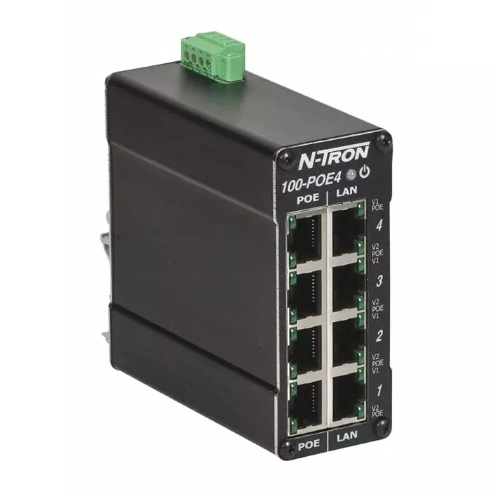 Red Lion 4 (Bi-Directional) Port POE Injector, 100-POE4