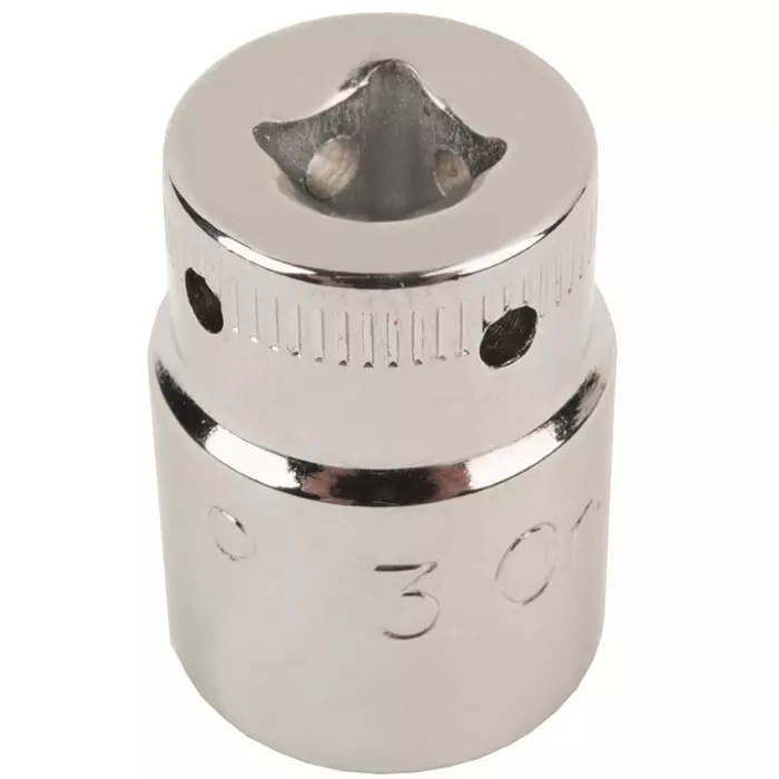 Bahco Standard Socket 1/4 inch Drive 5.5 mm Socket 6 Point 24.7 mm Overall Length, TAH08-5.5