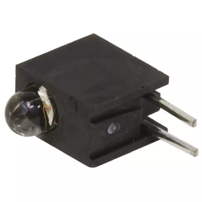 BIVAR Right Angle PCB LED Indicator Green Through Hole 2.8 V, H101CSGC (Pack of 10 Pcs)