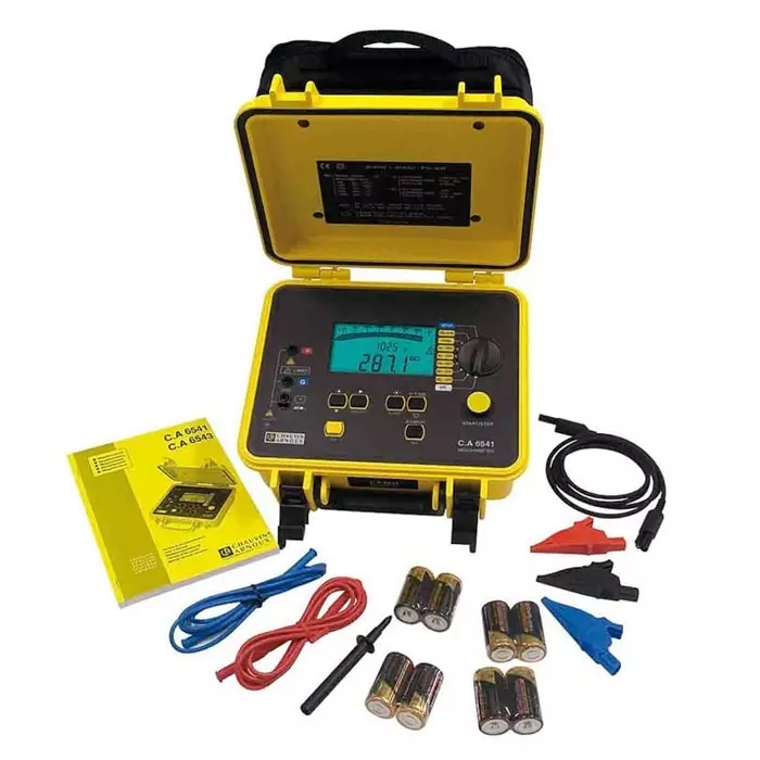 CHAUVIN ARNOUX Insulation Continuity Tester 50 V Min 1000 V Max 4T Ω Max CAT III 600V, P01138901