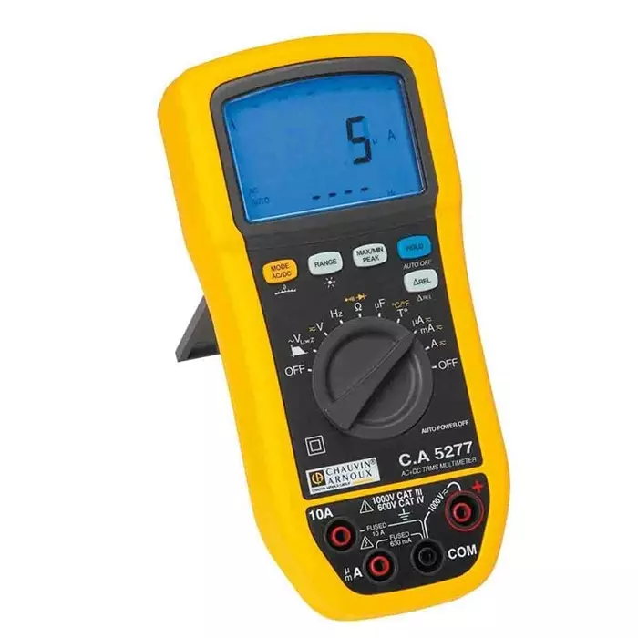 CHAUVIN ARNOUX Handheld Digital Multimeter True RMS 10 A AC 20 A DC 1000 V AC, P01196777