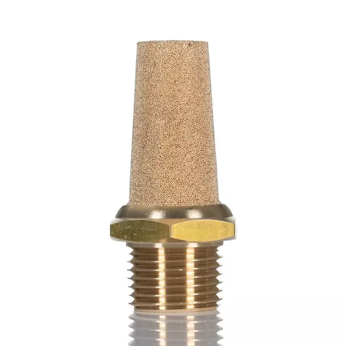Norgren T40 Series Pneumatic Silencer Bronze 10 Bar Threaded R 1/2 Male, T40B4800