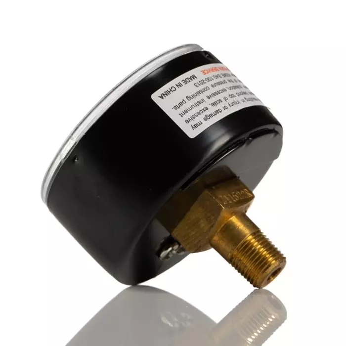 Norgren Analogue Pressure Gauge 6 Bar Back Entry 50 mm Outside Diameter, 18-013-012