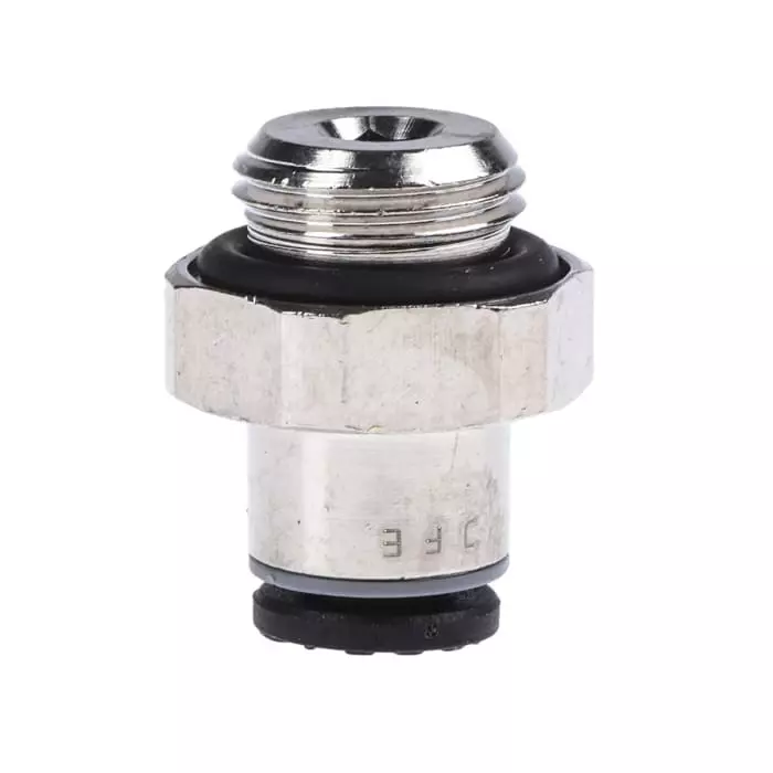 Legris LF3000 Series Straight Threaded Adaptor G 1/8 Male to Push In 4 mm Threaded-to-Tube Connection Style, 3101 04 10 (Pack of 5 Pcs)