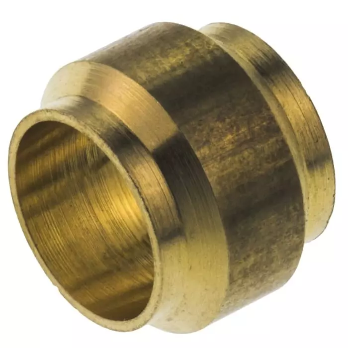 Legris Brass Pipe Fitting Straight Compression Compression Olive Female to Female 6 mm, 0124 06 00 (Pack of 10 Pcs)