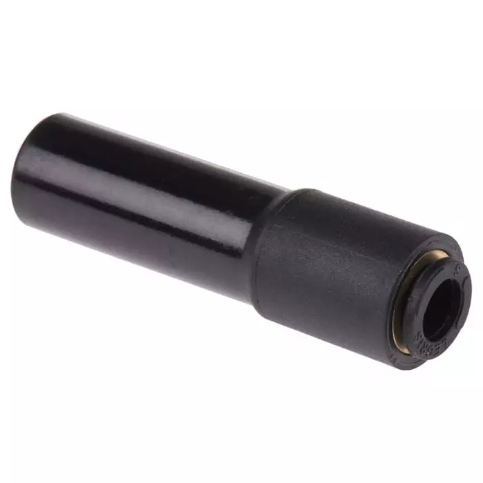 Legris LF3000 Series Straight Tube-to-Tube Adaptor Push In 6 mm to Push In 12 mm Tube-to-Tube Connection Style, 3166 06 12 (Pack of 5 Pcs)