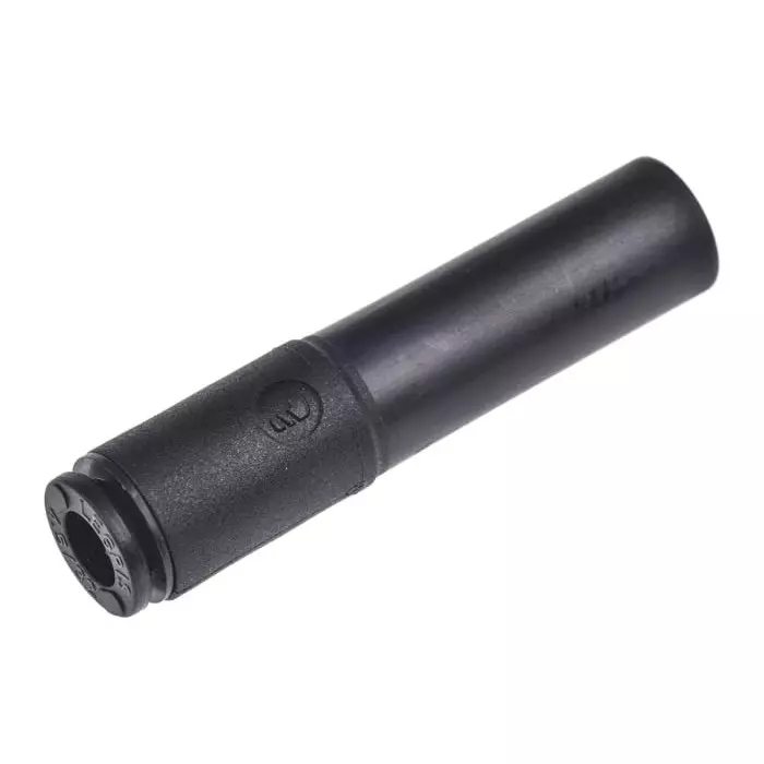 Legris LF3000 Series Straight Tube-to-Tube Adaptor Push In 4 mm to Push In 8 mm Tube-to-Tube Connection Style, 3166 04 08 (Pack of 5 Pcs)