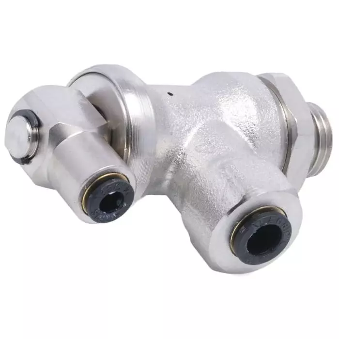 Legris Straight Threaded Adaptor G 1/4 Male to Push In 6 mm Threaded-to-Tube Connection Style, 7880 06 13 (1 Pair)