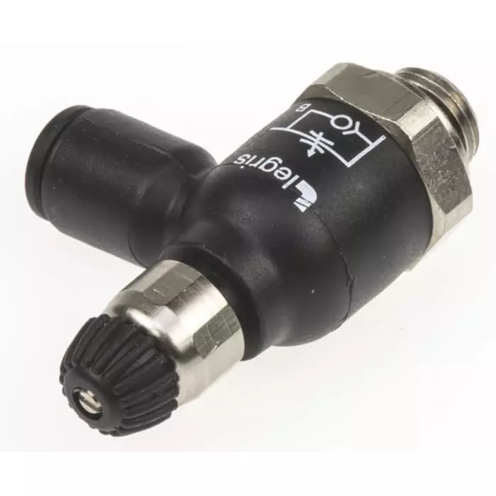 Legris 7061 Series Tube Flow Regulator 6 mm Tube Inlet Port, 7061 06 10