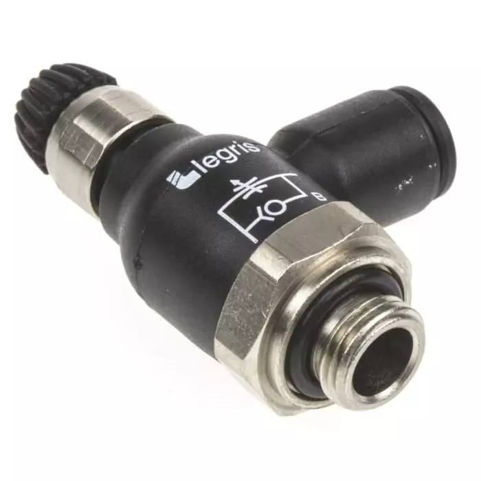 Legris 7061 Series Tube Flow Regulator 6 mm Tube Inlet Port, 7061 06 10