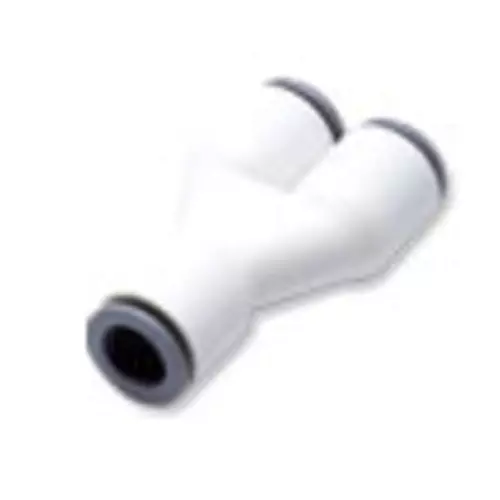 Legris LF6300 LIQUIfit Series Y Tube-to-Tube Adaptor Push In 12 mm to Push In 12 mm Tube-to-Tube Connection Style, 6340 12 00WP2 (Pack of 5 Pcs)