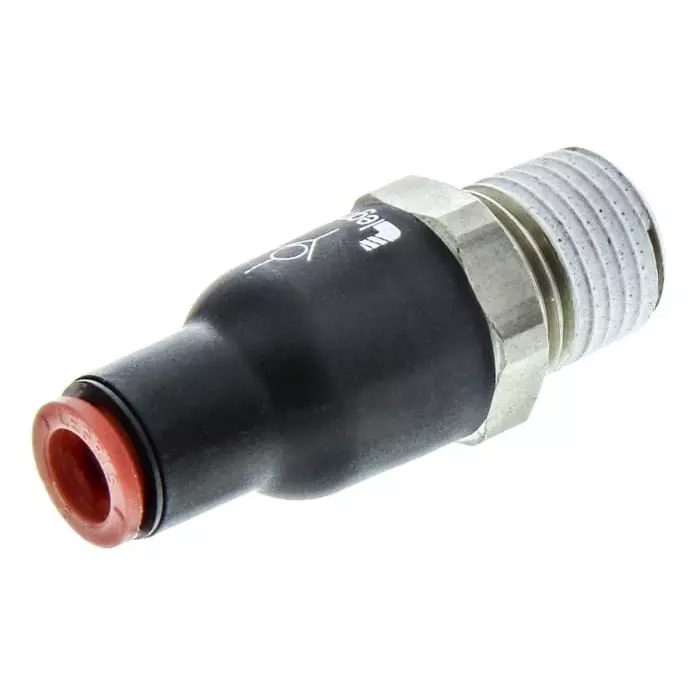 Legris 7995 Series Non Return Valve R 1/4 Male Inlet 6 mm Tube Outlet 1 to 10 Bar, 7995 06 13