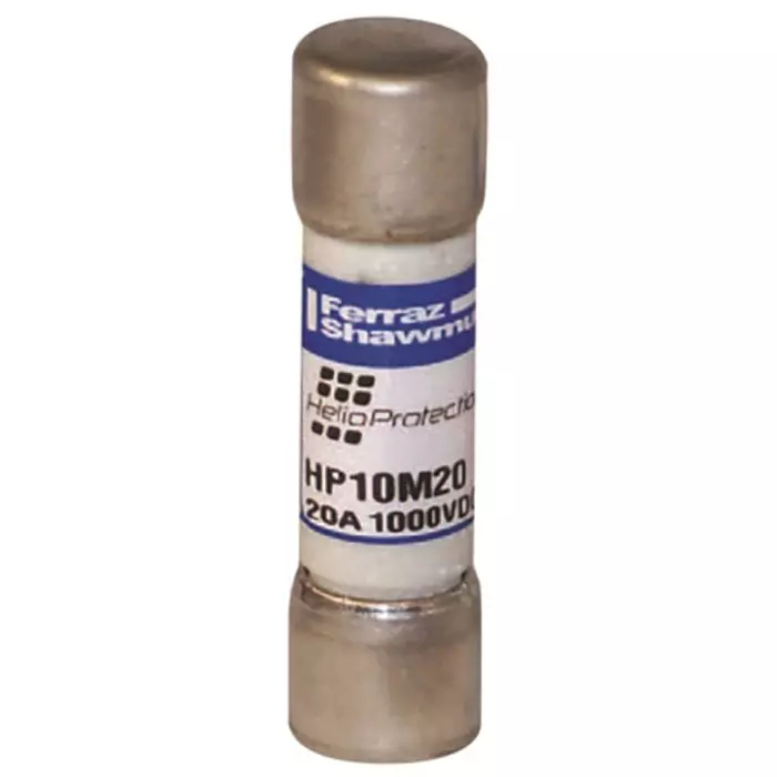 Mersen Glass Melamine Cartridge Fuse 20 A 1 kV DC 10x38 mm, HP10M20