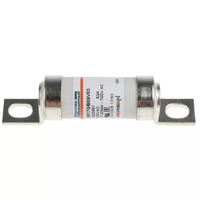 Mersen British Standard Fuse 63 A 690 V 17x49 mm, G220967