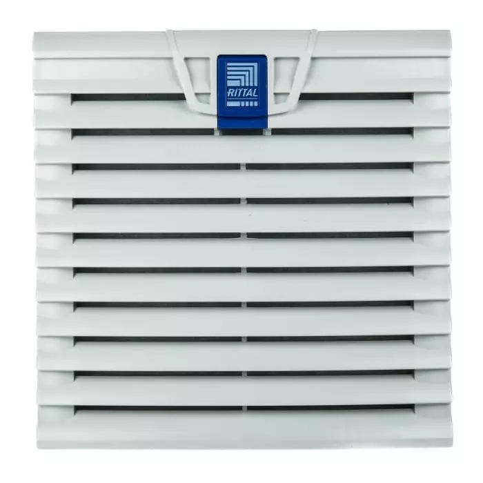 Rittal SK Series Filter Fan 115 V AC AC Operation 100m³/h Filtered 105m³/h Unimpeded IP54 204x204mm, 3239110