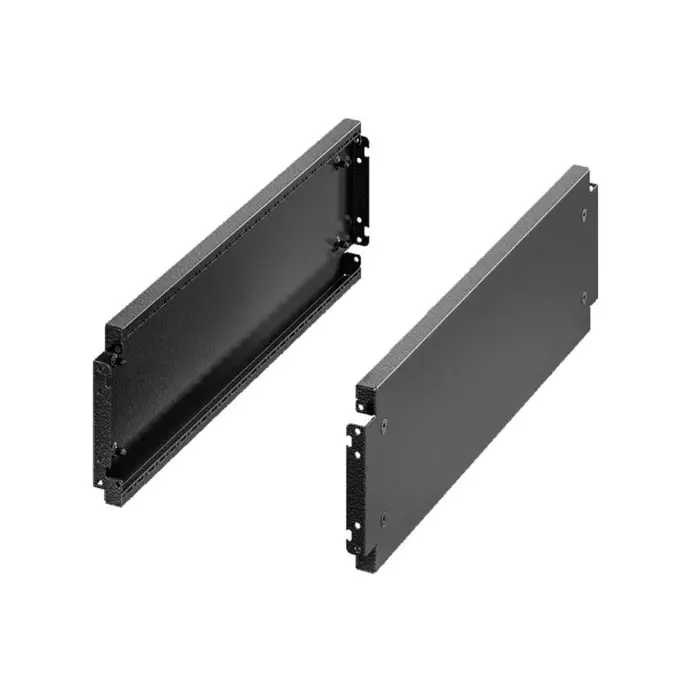 Rittal Black Sheet Steel Rack Panel 40HP 200x400mm, 8640041 (Pack of 2 Pcs)