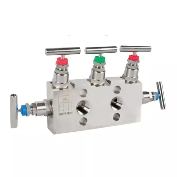 WIKA IV3X Series Hydraulic Manifold 1 Station 420 Bar, 48758030