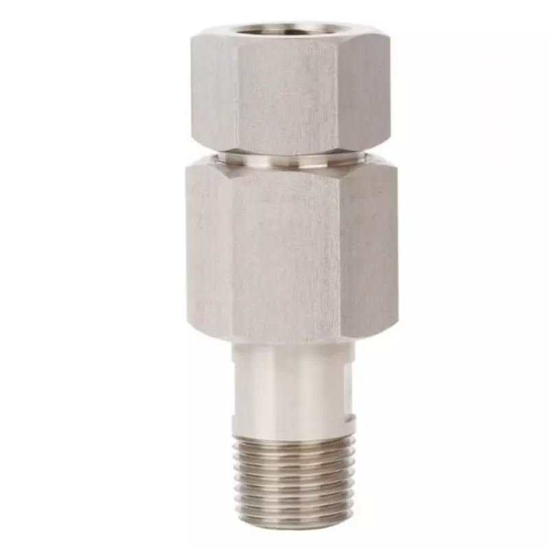WIKA Hydraulic Union Straight Threaded Adaptor NPT 1/2 Male to NPT 1/2 Female 11148144, 11148144