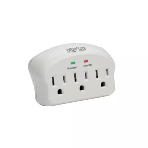 TRIPP LITE Surge Protector 3 Outlet 16 A Current Rating 208 VAC, 230 VAC Voltage Rating, SK3-0